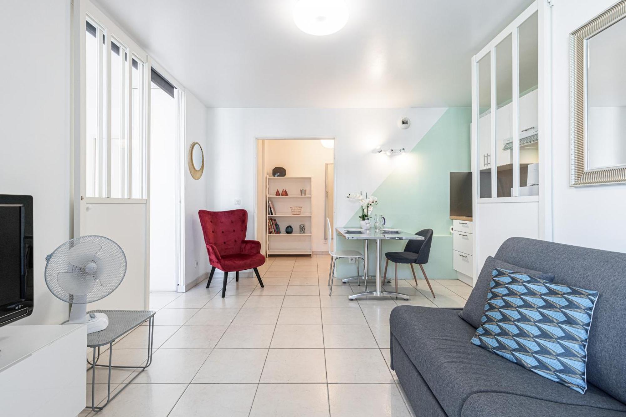 Quiet 1 bdr Port! close Place du Pin Garibaldi Niza Exterior foto